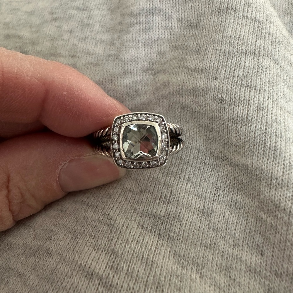 DAVID YURMAN Petite Albion clear stone ring